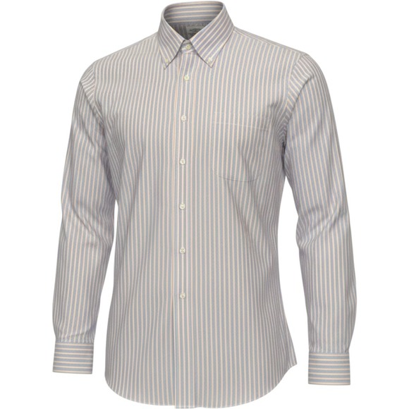 Brooks Brothers Other - Brooks Brothers 1818 Regent Non-Iron Dress Shirt Blue Stripe 16.5